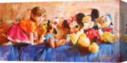 Party Canvas Paintings - PARTY OF FIVE by Garmash