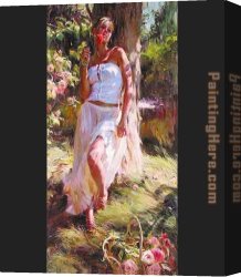 Magic Moments Canvas Paintings - Quiet Moment by Garmash