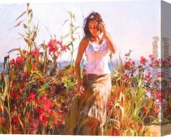 Garmash Canvas Paintings - SIMPLE PLEASURES by Garmash