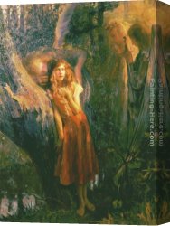 Joan Miro Canvas Paintings - Joan of Arc by Gaston Bussiere