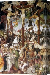 The Crucifixion Canvas Paintings - Crucifixion by Gaudenzio Ferrari
