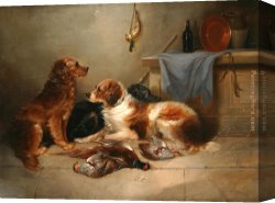 The Moose Hunt Canvas Paintings - After the Hunt by George Armfield