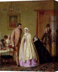 Sunny Breakfast Canvas Paintings - The Wedding Breakfast by George Elgar Hicks