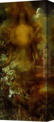 Watts Canvas Paintings - She shall be called woman by George Frederick Watts