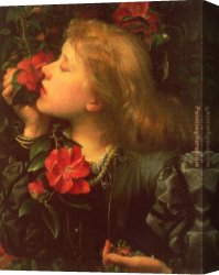 Watts Canvas Paintings - Watts Choosing by George Frederick Watts