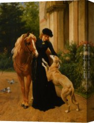 Home Canvas Paintings - Welcome Home by George Holmes