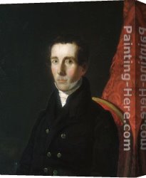 Moses Canvas Paintings - Moses Pond by George Peter Alexander Healy