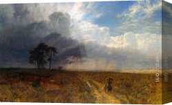 Coming Canvas Paintings - The Coming Storm by George Vicat Cole