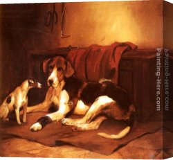 The Arrival of The Master Canvas Paintings - Waiting for Master by George Wright