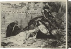 Booty Canvas Paintings - Booty by Georges Antoine Rochegrosse