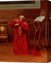 Perfect Canvas Paintings - In Perfect Tune by Georges Croegaert