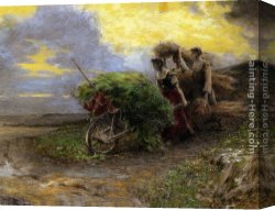 Coming Canvas Paintings - The Coming Storm by Georges Laugee