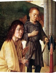 Nativity Canvas Paintings - The Nativity - detail by Gerard David