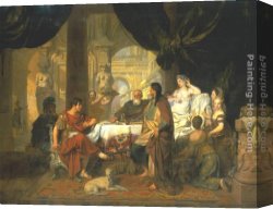 Cleopatra Testing Poisons on Condemned Prisoners Canvas Paintings - Cleopatra by Gerard De Lairesse