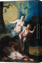 Diana And Acteon Canvas Paintings - Diana by Gerard De Lairesse