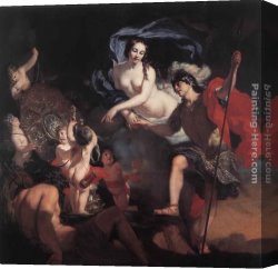 Presenting Canvas Paintings - Venus Presenting Weapons to Aeneas by Gerard De Lairesse