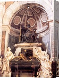 Composition VIII Canvas Paintings - Tomb of Pope Urban VIII by Gian Lorenzo Bernini