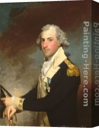Matthew Canvas Paintings - Matthew Clarkson by Gilbert Stuart