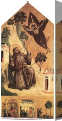 Giotto Canvas Paintings - Stigmatization of St Francis by Giotto