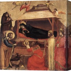 Giotto Canvas Paintings - The Epiphany by Giotto