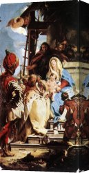 The Adoration of The Magi Canvas Paintings - Adoration of the Magi by Giovanni Battista Tiepolo