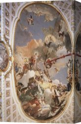 Spanish Canvas Paintings - The Apotheosis of the Spanish Monarchy by Giovanni Battista Tiepolo