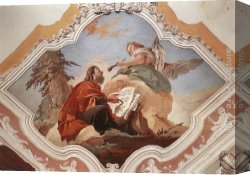 Prophet Canvas Paintings - The Prophet Isaiah by Giovanni Battista Tiepolo