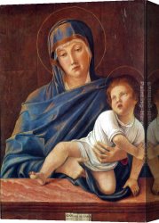 Madonna with Child Canvas Paintings - Madonna and Child by Giovanni Bellini