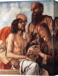 Piet Canvas Paintings - Piet&agrave; by Giovanni Bellini