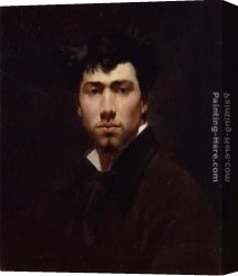 Portrait of a Young Man (detail) Canvas Paintings - Portrait of a Young Man by Giovanni Boldini