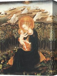 Paolo Canvas Paintings - Madonna with the Child by Giovanni di Paolo