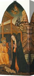 Nativity Canvas Paintings - Nativity by Giovanni di Paolo