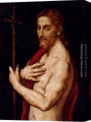 Francesco Canvas Paintings - Saint John The Baptist by Giovanni Francesco Caroto