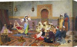 Giulio Canvas Paintings - THE DANCE by Giulio Rosati