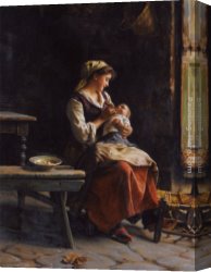 Moment Canvas Paintings - Happy Moments by Giuseppe Magni