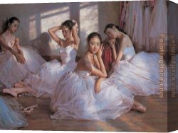 Breaking Canvas Paintings - Breaking II by Guan zeju