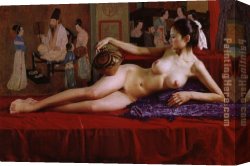 Guan Canvas Paintings - guan-zeju-12 by Guan zeju