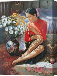 Guan Canvas Paintings - guan-zeju-14 by Guan zeju