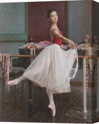 Guan Canvas Paintings - Pirouette by Guan zeju