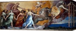 Guido Cagnacci Canvas Paintings - reni Aurora by Guido Reni