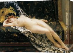Guillaume Canvas Paintings - Abandon by Guillaume Seignac
