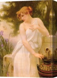 Guillaume Canvas Paintings - Beauty At The Well by Guillaume Seignac