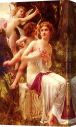 Guillaume Canvas Paintings - Love's Advances by Guillaume Seignac