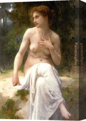 Guillaume Canvas Paintings - Nymphe by Guillaume Seignac