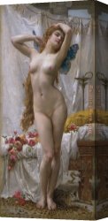 Guillaume Canvas Paintings - The Awakening of Psyche by Guillaume Seignac