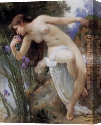 Guillaume Canvas Paintings - The Fragrant Iris by Guillaume Seignac