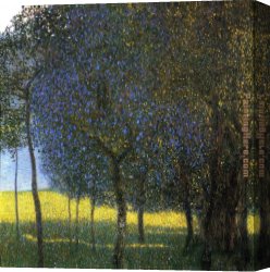 Trees in Park Canvas Paintings - Fruit Trees by Gustav Klimt