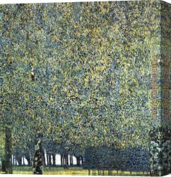 Central Park Canvas Paintings - Park by Gustav Klimt