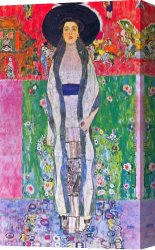 Portrait Canvas Paintings - Portrait of Adele Bloch Bauer by Gustav Klimt