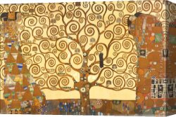 Allegory of Human Life Canvas Paintings - The Tree of Life 1909 by Gustav Klimt